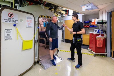 patient and staff camaraderie
